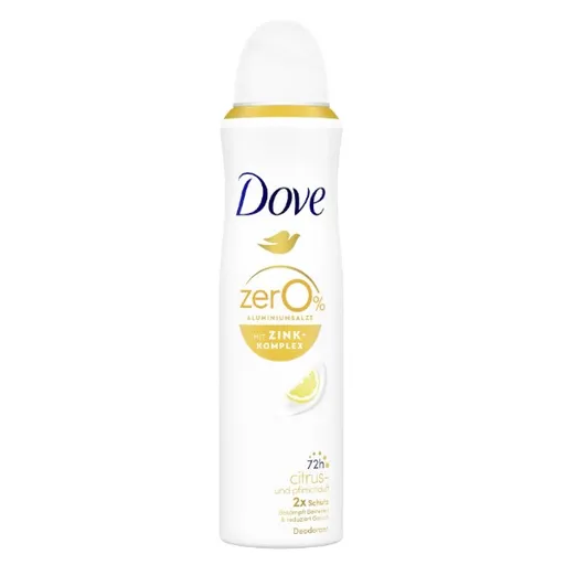 Dove Spray deodorant Zink-Komplex Citrus and Peach (Deodorant) 150 ml