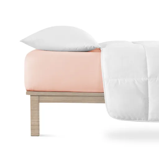 Cearșaf 4Home jersey Luxury pudră, roz deschis, 180 x 200 cm