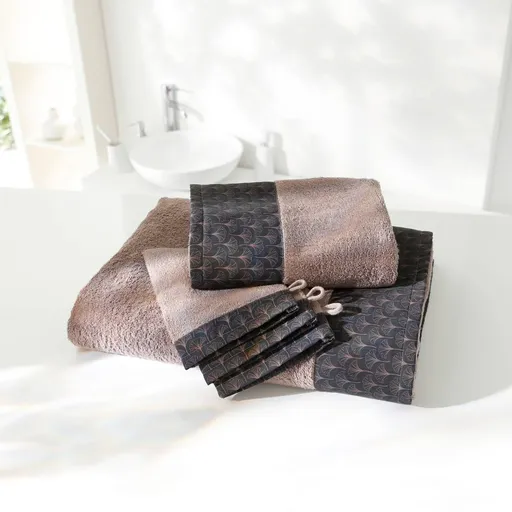 Set prosop de baie cu imprimeu de frunze de ginkgo