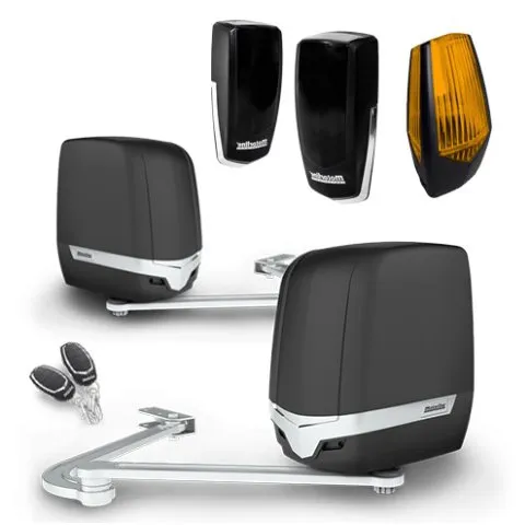 Kit automatizare poarta batanta Motorline TELICA24-KIT, cu brat articulat de uz rezidential 2x2.5m