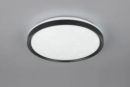 Plafoniera Solit, RL, 39x7 cm, 14W, 1x SMD, plastic, negru mat