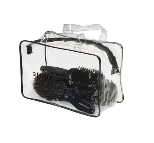 Husa cu 4 Perii de Par Ceramice, Olivia Garden  + Ion Thermic 35 + 45 + 55 + Perie Ovala Plata