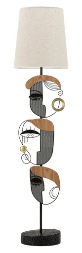 Lampadar Picassy, Mauro Ferretti, 1 x E27, 40W, 38x162.6 cm, fier/textil, multicolor