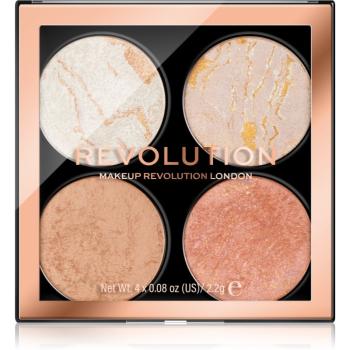 Makeup Revolution Cheek Kit paletă de farduri pentru obraji culoare Take a Breather 4 x 2.2 g