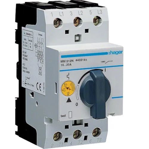 Disjunctor protectie motor 16-20A Hager MM512N