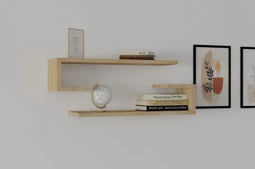 Raft de perete, Hanah Home, Eldo Sapphire Oak, Maro