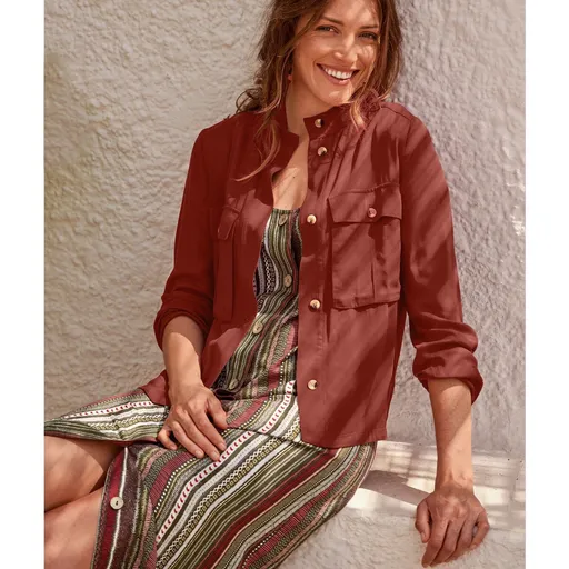 Jachetă de cămașă cu nasturi