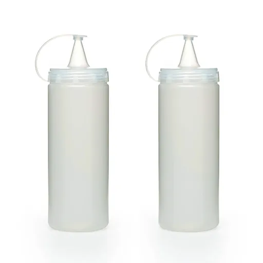 Set 2 recipinte pentru sosuri Hermia 283PLN1204, 2 piese, Plastic, Transparent