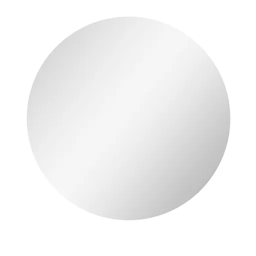 Kleankin Oglinda de Baie Rotunda cu Lumina LED in 3 Culori si intrerupatoare Touch, Ø70x3.5 cm, Transparent | Aosom Romania