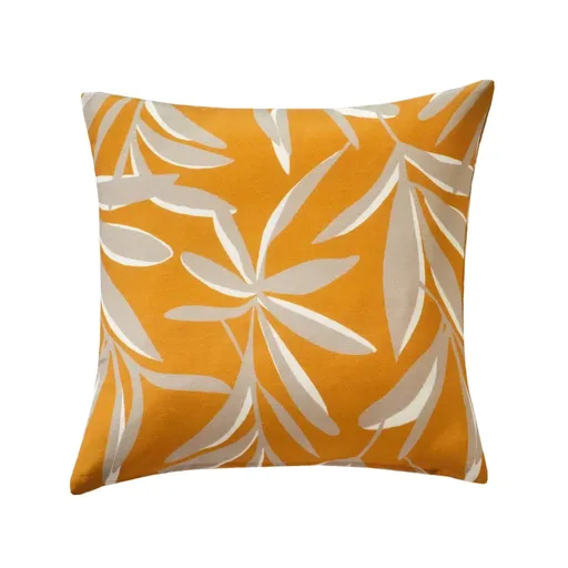 Set de 2 fețe de pernă cu imprimeu cu frunze