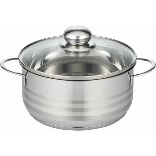 Elo 22116 Basic Oală din oțel inoxidabil Brillant 16 cm, 1,3 l, 1,3 l