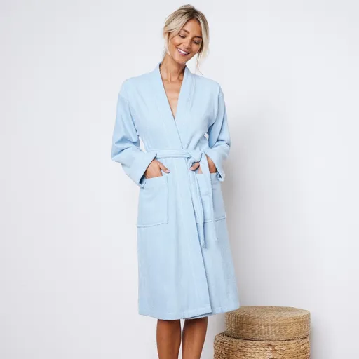 Halat de baie unisex din țesătură terry de cea mai înaltă calitate