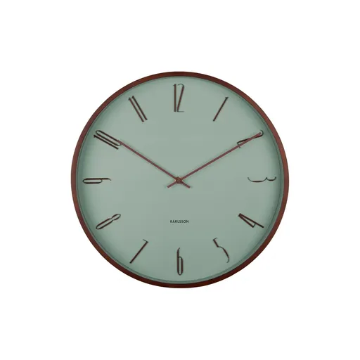 Karlsson 6014GR ceas de perete design verde,diametru  40 cm, verde