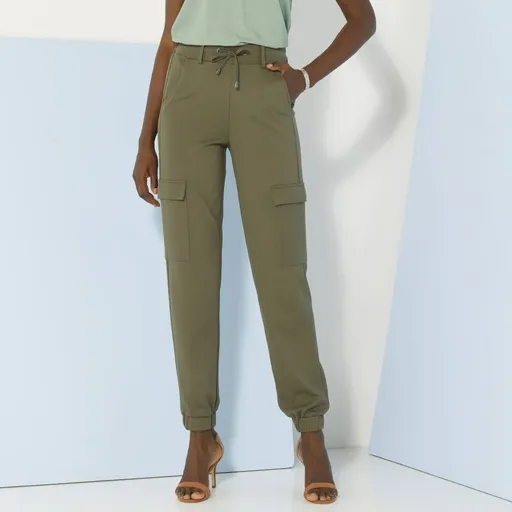 Pantaloni cargo din tricot Milano