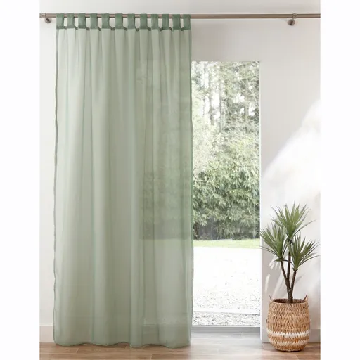 Perdea voal uni cu ochiuri de ochi