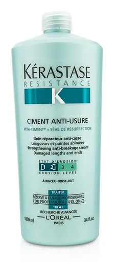 Kérastase Tratamentul restaurativă pentru păr deteriorat anti-camătă Ciment (Strengthening Anti-Breakage Cream) 1000 ml