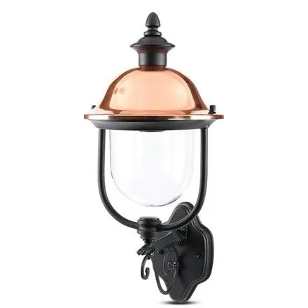 Lampa de gradina montaj perete soclu E27 - negru V-TAC SKU-7532