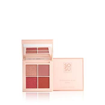 SOSU Cosmetics Paletă cu farduri de ochi Berry (Eyeshadow Quad) 4,8 g