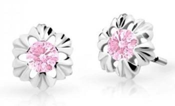 Cutie Jewellery Cercei pentru copii din aur alb C2213-30-X-2 roz