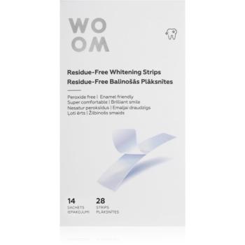 WOOM Residue-Free Whitening Strips benzi pentru albirea dintilor 28 buc