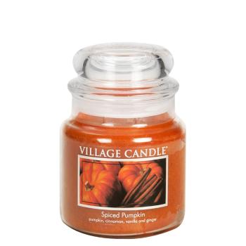 Village Candle Lumânare parfumată în sticlă Spiced Pumpkin 397 g