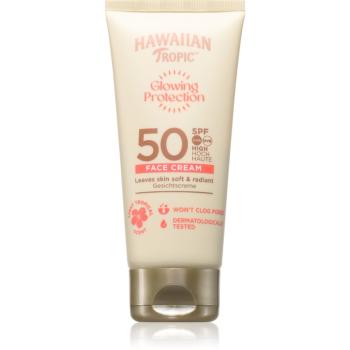 Hawaiian Tropic Glowing Protection Face Cream crema de soare pentru fata SPF 50 50 ml