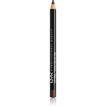 NYX Professional Makeup Eye and Eyebrow Pencil creion de ochi cu trasare precisă culoare 931 Black Brown 1.2 g