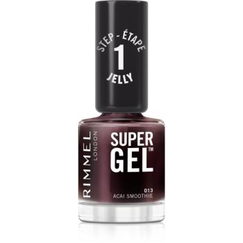Rimmel Super Gel gel de unghii fara utilizarea UV sau lampa LED culoare 013 Acai Smoothie 12 ml