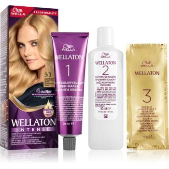 Wella Wellaton Intense Culoare permanenta pentru par cu ulei de argan culoare 9/0 Very Light Blonde 1 buc