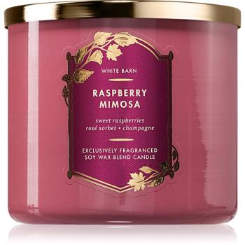 Bath & Body Works Raspberry Mimosa lumânare parfumată 411 g