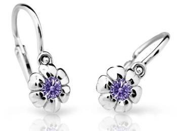 Cutie Jewellery Cercei din aur alb pentru copii C2151-10-X-2 violet