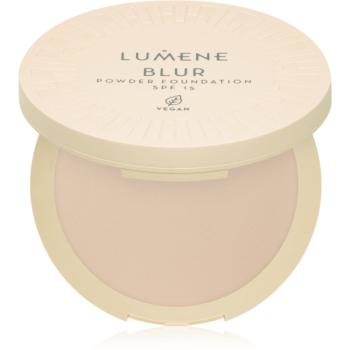 Lumene Blur 2 in 1 pudra si makeup SPF 15 culoare No. 1 10 g