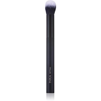 INIKA Organic Setting Brush pensula pentru aplicarea pudrei 1 buc