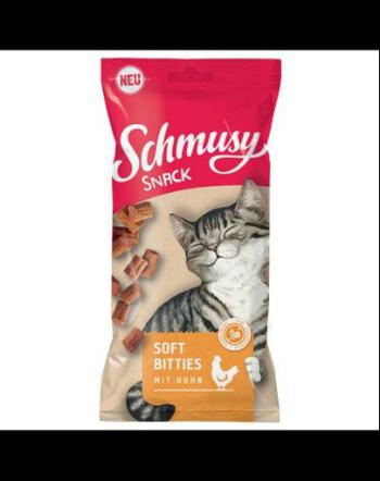 SCHMUSY SNACK Soft Bitites set recompense moi cu rata 16x60 g pentru pisica