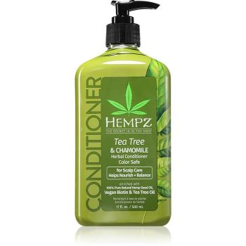 HEMPZ Tea Tree & Chamomile balsam hidratant pentru păr 500 ml