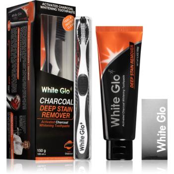 White Glo Charcoal set pentru îngrijirea dentară