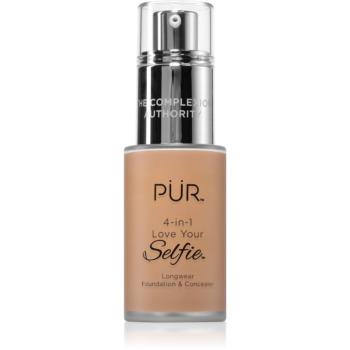 PÜR Cosmetics 4-in-1 Love Your Selfie make-up si corector 2 in 1 culoare TP2 30 ml