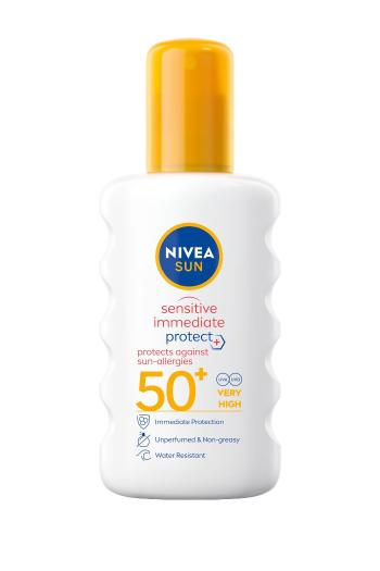 Nivea Spray Loțiune Sensitiv e SPF 50+ (Sun Spray) 200 ml