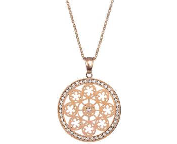 Preciosa Placat cu aur Colier cu cristale Rosette 7239P00