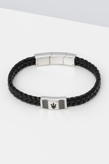 Kožený náramok Maserati LEATHER pánsky, JM424AVE25