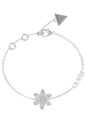 Guess Brățară frumoasă din oțel cu floare White Lotus JUBB04144JWRH 18.5 cm