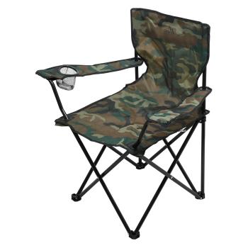 Cattara 13450 Scaun pliabil de camping Bari,armată , 49 x 39 x 84 cm, verde închis