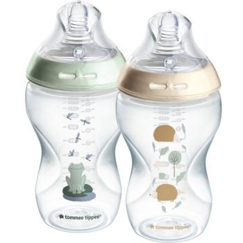 Tommee Tippee Natural Start Anti-Colic biberon auto-sterilizant Nature Medium Flow 3 m+ 2x340 ml