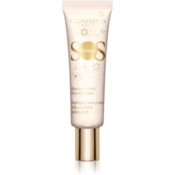 Clarins SOS Primer Gold Glow bază de machiaj iluminatoare 30 ml