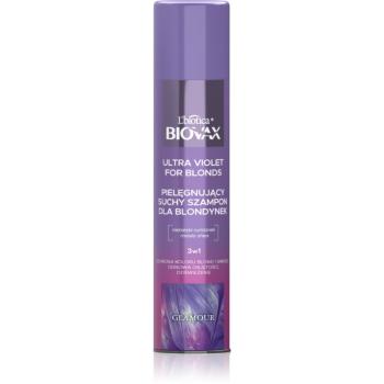 Biovax Glamour Ultra Violet For Blonds șampon uscat pentru par blond 200 ml