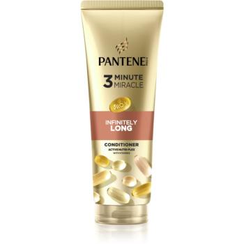 Pantene 3 Minute Miracle Infinitely Long balsam de regenerare pentru părul uscat și deteriorat 220 ml