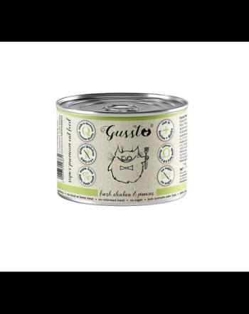 GUSSTO Cat Fresh Chicken Prawns 200 g hrana premium pisici, cu pui si creveti