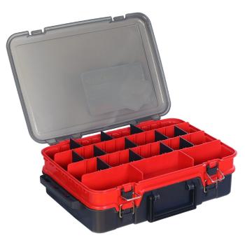 Hell-Cat Kufřík plastový TB Double Layer ( Red-Grey ),Hell-Cat Kufřík plastový TB Double Layer ( Red-Grey )