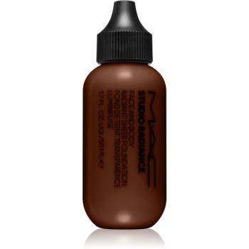 MAC Cosmetics Studio Radiance Face and Body Radiant Sheer Foundation machiaj cu acoperire ușoară pentru față și corp culoare W7 50 ml