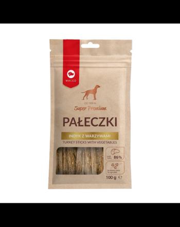MACED Super Premium Batoane moi pentru caini, cu curcan si legume 100 g